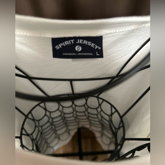 WHITE/BLUE CORE ESSENTIAL SPIRIT JERSEY - Picture 2 of 4